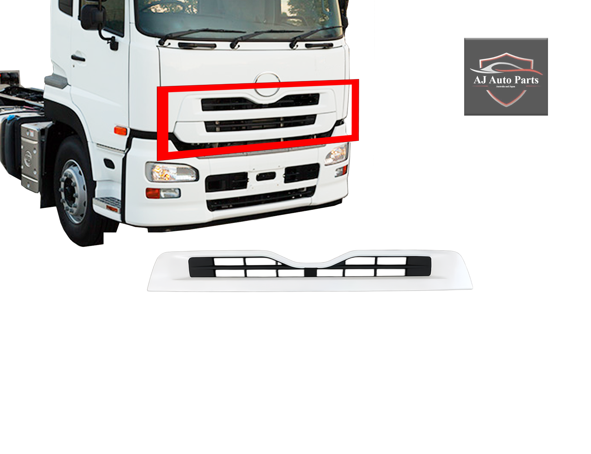 Front Panal Grille - UD QUON - 2007
