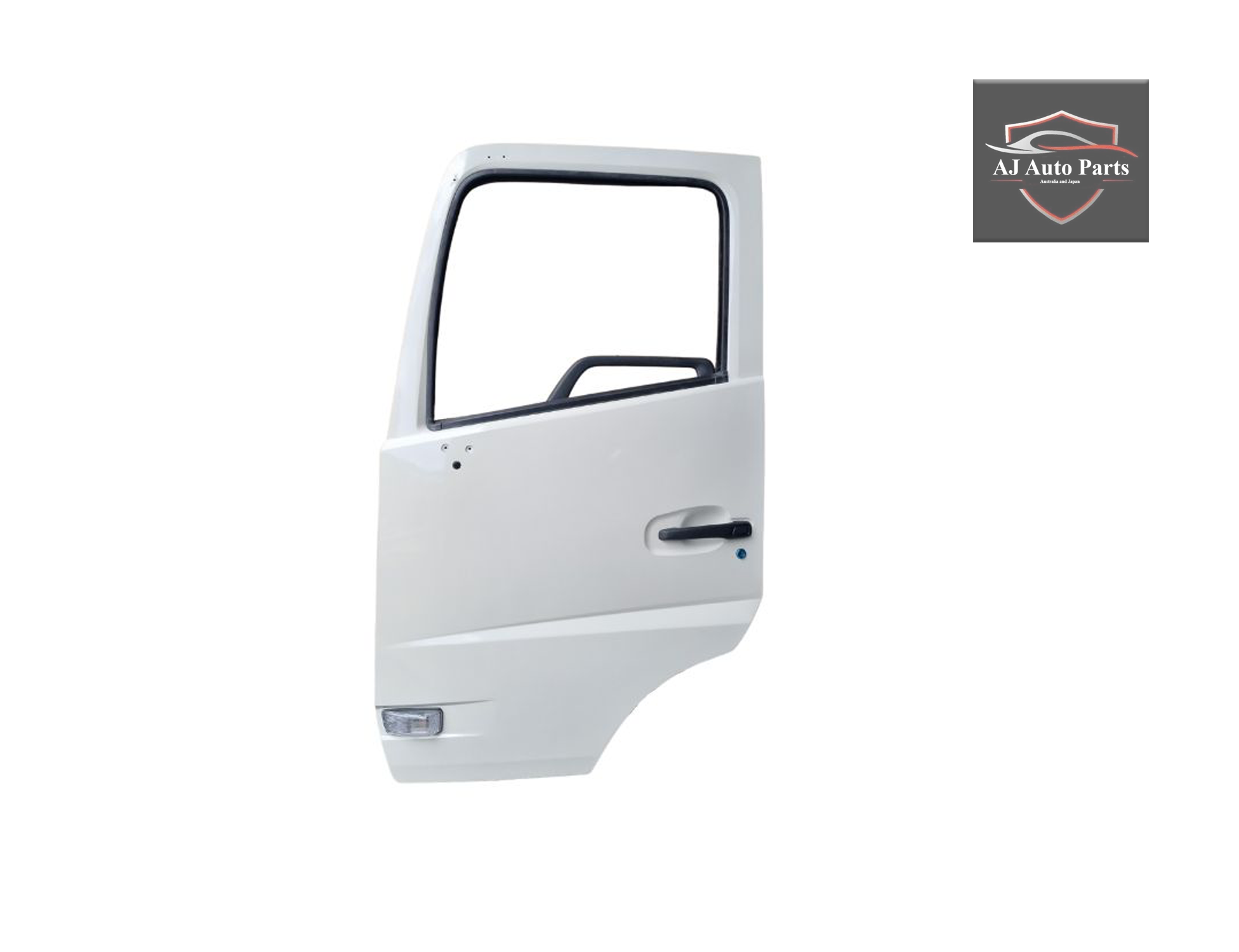 Door Complete - Painted White - Left Side - UD Quon / CW – 2007-2016 - Image 2