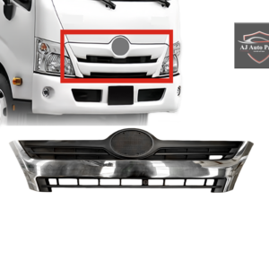 Grille - Chrome and Black - Hino 300 Series -XJC7 XKU7 XZU7- 2012 - 2017